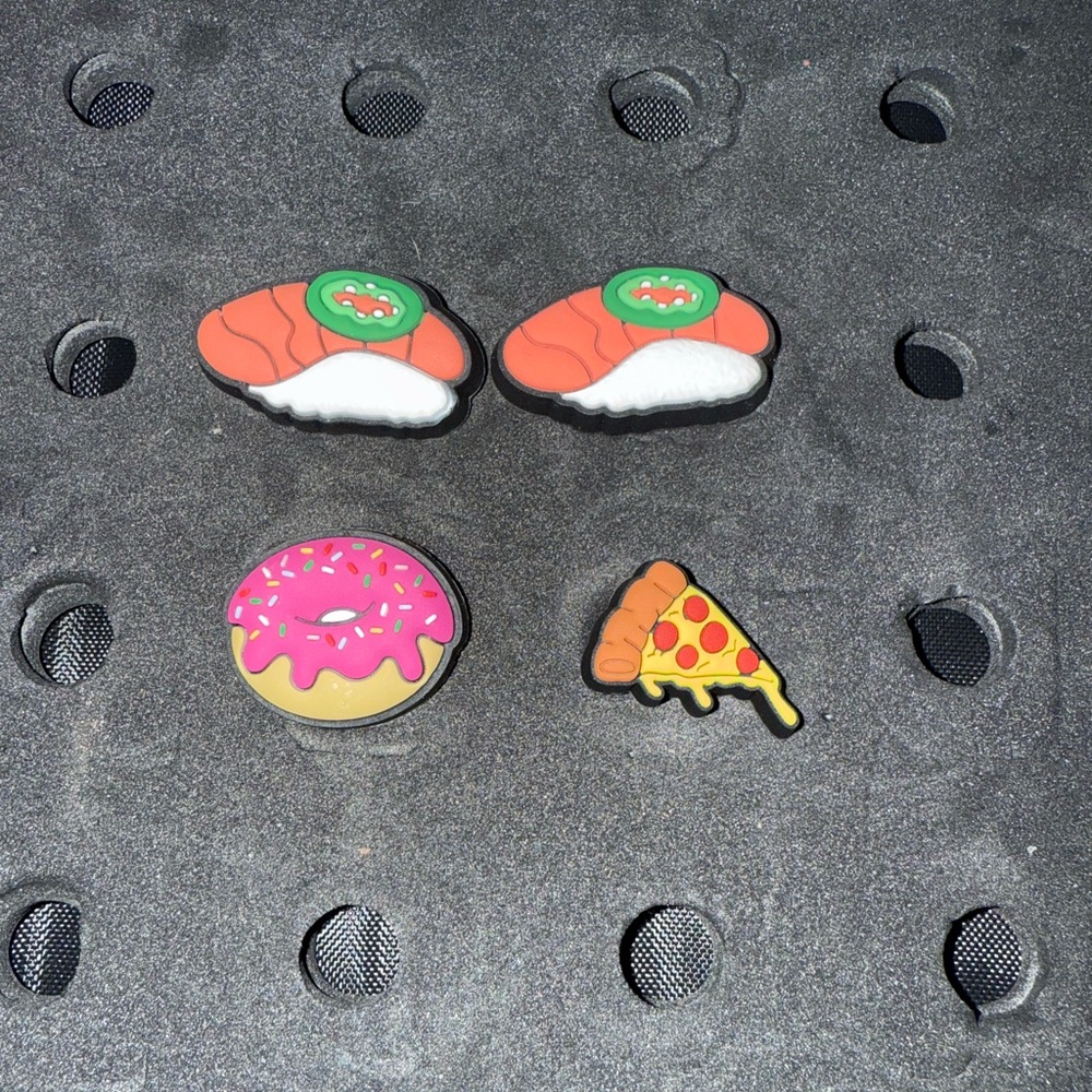 Food themed jibbitz Lot of 4